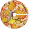 thumbnail image 1 of FMSHPON Thanksgiving Pumpkins Xmas Christmas Tree Skirt Stand Mat for Holiday Party Decoration Indoor Outdoor 36 inches, 1 of 6