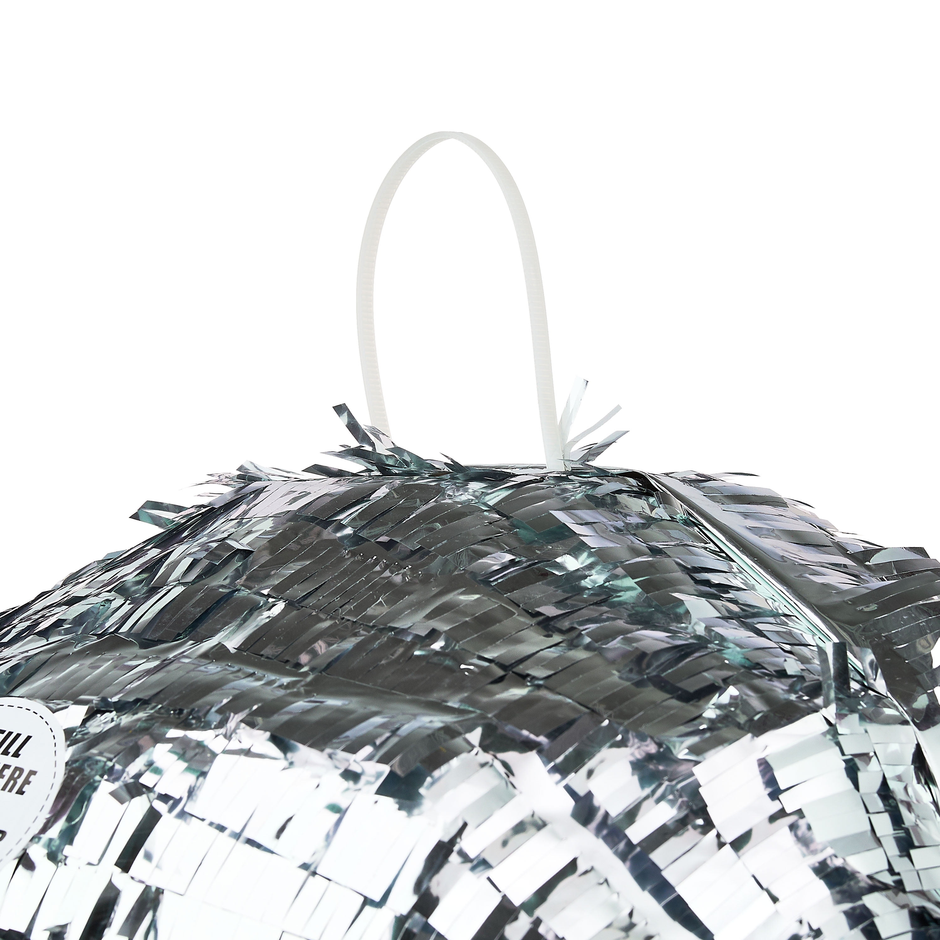 Silver 3D Disco Ball Party Pinata, 12", by Way To Celebrate