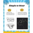 thumbnail image 3 of Small Dog Sunglasses Uv Protection Goggles Eye Wear Protection With Adjustable Strap Water, 3 of 4