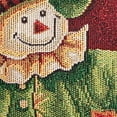 thumbnail image 2 of Violet Linen Fall Harvest Thanksgiving Autumn Leaves Sunflowers Fruits Pumpkins Tapestry Pattern, Polyester Cotton Woven Tapestry , Scarecrow, 13 Inch x 70 Inch, Decorative Table Runner, 2 of 5