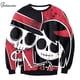 thumbnail image 4 of Sudadera de gran tamaño con estampado de calavera para hombre, jersey de chándal con cuello redondo, ropa de calle Vintage para pareja, ropa de Halloween, 4 of 4