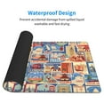 thumbnail image 3 of Xecao Set Of Travel Vintage for Waterproof Mouse Pad - Extended Contour Mouse Mat, Large Gaming Mousepad Laptop Keyboard Mat with Non-Slip Rubber Base, 3 of 8