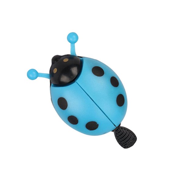 Sonducket Anillo de campana de bicicleta Lovely Kid Beetle Mini Cartoon Ring Bell para ciclismo Paseo en bicicleta Pequeño lindo Cuerno Ciclismo Azul