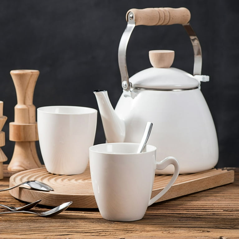 MALACASA Porcelain Teapot Set for One 11 Ounce Tea Pot Teacup and