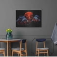 thumbnail image 4 of Luxe Metal Art 'Siamese Fighting Fish' by Epic Portfolio Metal Wall Art, 36"x24", 4 of 9