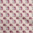 thumbnail image 1 of oneOone Viscose Chiffon Peach Fabric Floral Sewing Craft Projects Fabric Prints By Yard 42 Inch Wide, 1 of 4