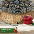 thumbnail image 2 of MCQ 9FT Pre-lit Artificial Christmas Tree with Christmas Tree Collar, Realistic Spruce Design, Premium Multicolor LED Lights, 2 of 7