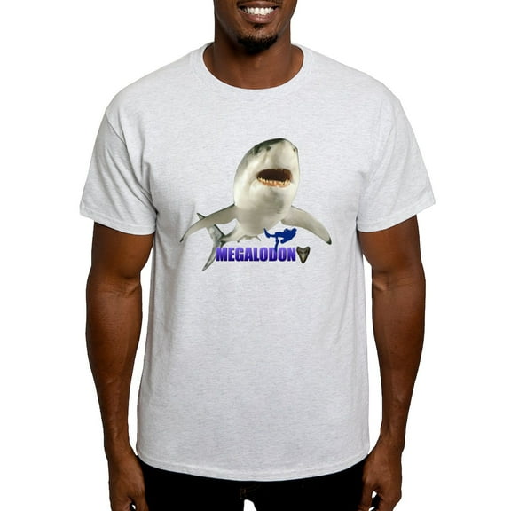 CafePress - Megalodon Light T Shirt - Men's Classic Graphic T-Shirt