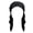 Black, variant on Head Wraps for Women Ethnic Bohemian Pre Tied Braid Chemo Turban Hat