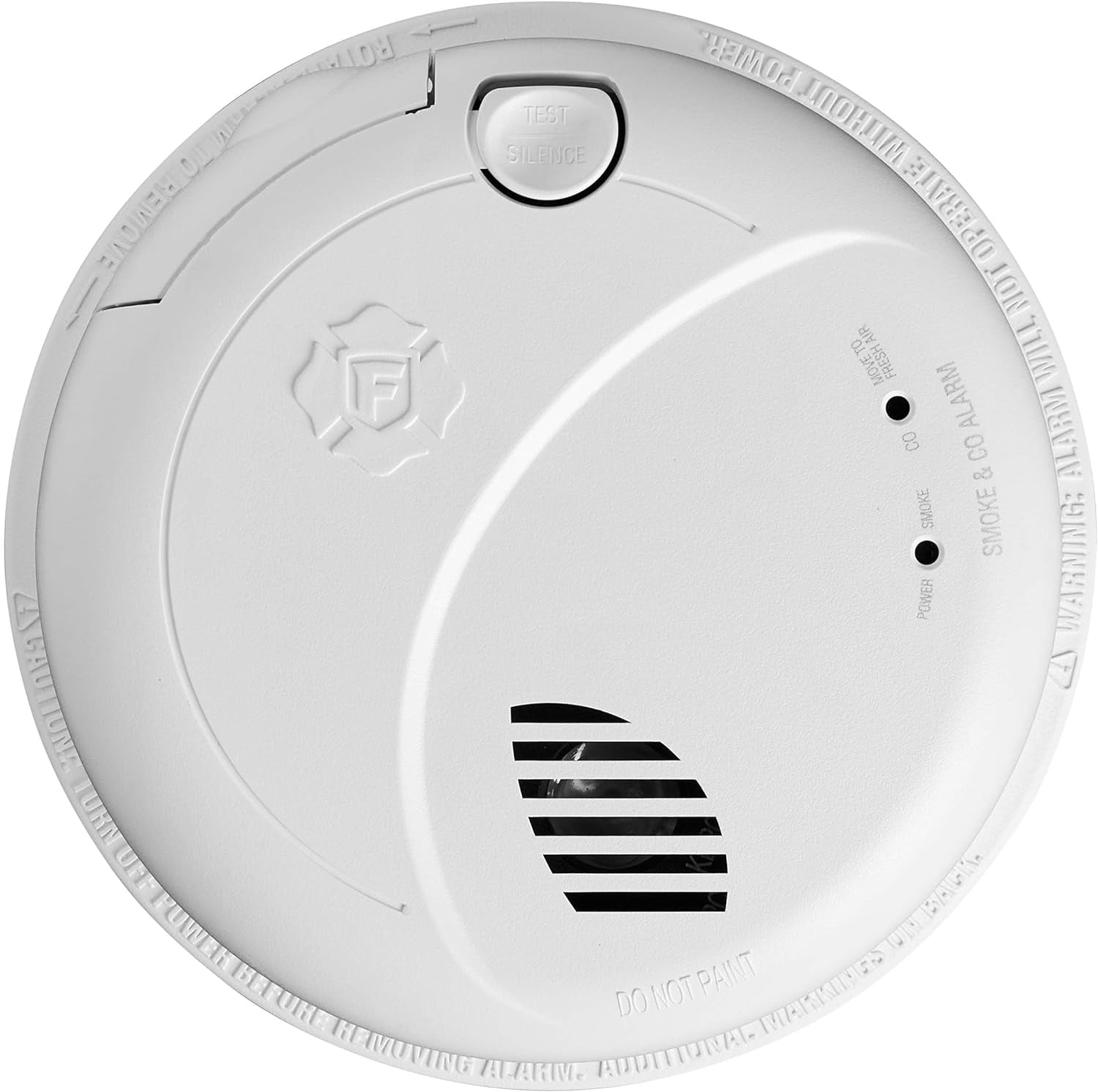 BRK 6 PK With Voice Hard-Wired w/Battery Back-Up Photoelectric Smoke and Carbon Monoxide Detector