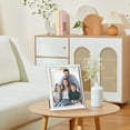 thumbnail image 2 of Unique Bargains Metal Picture Frame Modern Vertical Photo Format for Tabletop Silver 8x12", 2 of 5