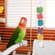 thumbnail image 3 of 6 uds. Columpio colgante para loros y pájaros, campana Sepaktakraw, colgante de madera, juguete para masticar, accesorio para jaula para mascotas, 3 of 14