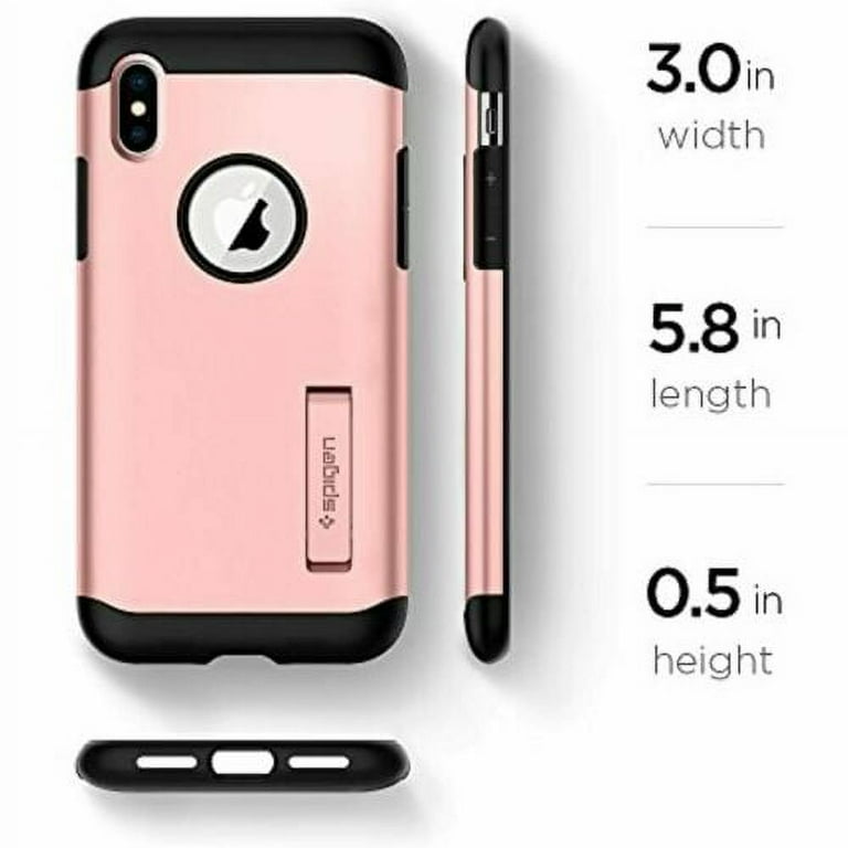 Spigen Slim Armor Series Dual Layer Case for iPhone Xs/X Rose