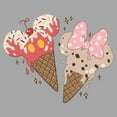 thumbnail image 2 of Boy's Mickey & Friends Ice Cream Lovers Pull Over Hoodie Athletic Heather X Large, 2 of 4