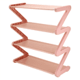 thumbnail image 1 of Simple Household Shoe Storage Artifact Z-Shaped Shoe Rack, Cute Shoe Rack Multi-Layer Assembly Shoe Rack B, 1 of 8