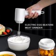 thumbnail image 5 of Batidor de huevos 2 en 1, picador de ajo eléctrico de mano, suministros de cocina recargables, 5 of 5