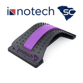thumbnail image 3 of Innotech SC Adjustable Back Stretcher – 3-Level Lumbar Support, Spine Decompression & Back Massager for Pain Relief and Scoliosis -Purple, 3 of 9