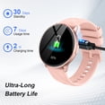 thumbnail image 7 of Smart Watch for Women Android iphone, 1.39" Touchsreen Fitness Tracker with AI Q&A, Bluetooth Calls, 110+ Sport Modes, IPX8 Waterproof, Gift Idea, Pink, 7 of 7