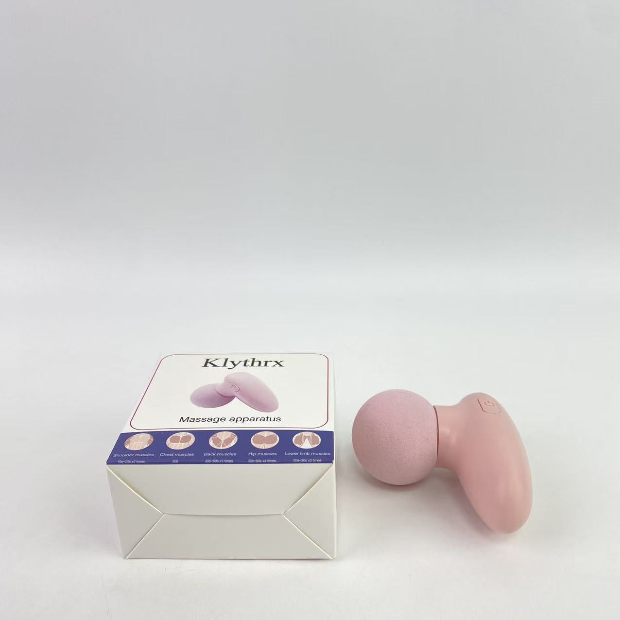 Klythrx Massage apparatus,Mini Massage Gun-Pink，Muscle Deep Tissue Massager Gun, Handheld Percussion Massager, Portable Quiet Massage Gun for Home Office Gym Motehr Day Gifts