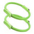 thumbnail image 3 of Fitness Circle, Durable 2pcs Yoga Ring, Wear- For Home Easy To Operate Gym Green, 3 of 8