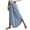 Light Blue, variant on DuoJiaJ Women Wide Leg Pants High Waisted Yoga Pants Hippie Pants Boho Beach Plus Size Palazzo Pants Lightweight Travel Casual Pants for Women