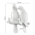 thumbnail image 3 of 2 ganchos para ropa con forma de pájaro para colgar sombreros y ropa L Blanco L Negro, 3 of 9