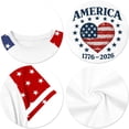 thumbnail image 5 of Grblisyd 4th of July Girls Shirts Size 10-12 American Flag T-Shirts250 Anniversary USA Graphic Independence Day Crew Neck Short Sleeve Outfit for Kids, 5 of 6