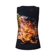 thumbnail image 5 of Lsque Tennis Ball In Fire1 Printed Workout Tank Tops for Women, Athletic Sports Tank Tops, Compression Sleeveless Dry Fit Shirts,Sleeveless Yoga Shirt-X-Large, 5 of 9