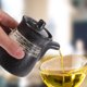 thumbnail image 2 of 1 bote de cerámica para salsa de aceite, condimento, para el hogar, suministros de cocina (negro), 2 of 8