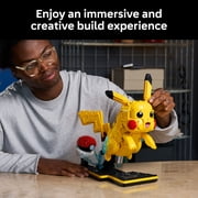 LEGO Pokémon Pikachu and Poké Ball - Collectible Building Sets for Adults, Ages 18+ Pokémon Figure for Display - Desk, Shelf or Office Decor - Gift for Men & Women - 72152