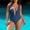 a1000_Gray, variant on One Piece Swim Suits for Women Bikini Push up Padded Bras Swimwear Solid Color Summer Tummy Control , Casual Ladies Bath Suits
