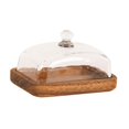 thumbnail image 4 of Soporte de madera para tartas, plato de postre, bandeja multifuncional cubierta para servir, soporte para tartas, para celebraciones, bodas y tartas., 4 of 9