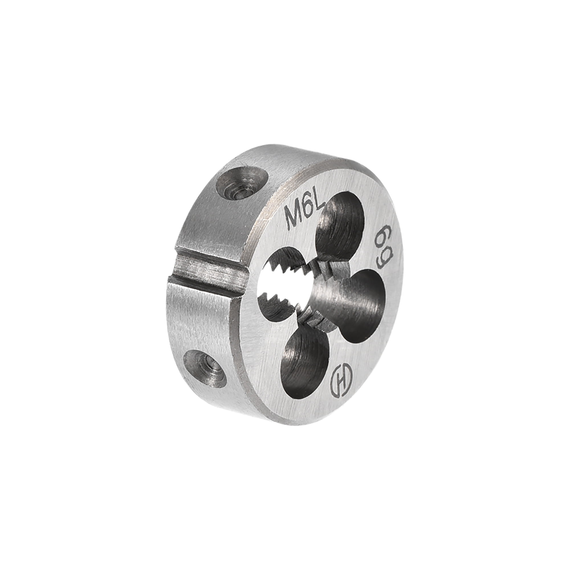 M6 Metric Left Hand Round Dies, Tool Steel Machine Thread Dies, 20mm OD Round Threading Dies, 6G