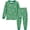 1# Green, variant on FEDPOP Toddler Boys Pajamas Bamboo Viscose Kids Long Sleeve Snug fit Soccer Printed Pjs 2pcs Set 3T
