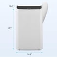 thumbnail image 6 of Air Conditioner, 14000BTU Portable Air Conditioner With 24H Energy Save Timer, Cooling, Dehumidify, 3-Speed Fan, Suitable For Rooms Between 500-700 sqft, 6 of 6