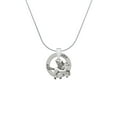 thumbnail image 2 of Delight Jewelry Silvertone Medium Pegasus Joy Ring Charm Necklace, 18", 2 of 4