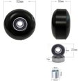 thumbnail image 2 of 4 Piezas (Blancas) Ruedas para Monopatín 52 mm 95A, PU 80% Resiliencia Ruedas de Repuesto con Rodamientos de Bolas ABEC-9 608 RS para Patinetas, 2 of 5