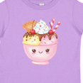 thumbnail image 4 of Inktastic Happy Kawaii Ice Cream Sundae Boys or Girls Toddler T-Shirt, 4 of 5