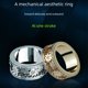 thumbnail image 3 of Anillo giratorio para hombre con forma de estrella y diamantes, con forma de estrella y forma de diamante, para parejas, 3 of 4