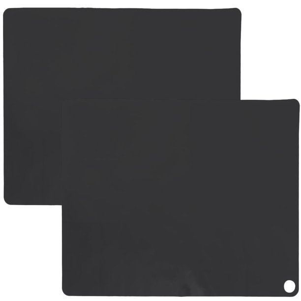 2 piezas de almohadillas protectoras para ollas a prueba de aceite, alfombrilla para barbacoa, suelo para cocina al aire libre, soporte para ollas calientes de inducción, protectores de silicona,