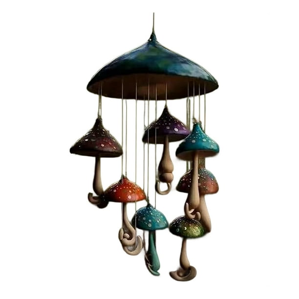 Mushrooms Large Double Strand Wind Chime main image 0
