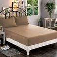 thumbnail image 1 of Mocassi 1500 Thread Count 1-Piece Fitted Sheet,Twin , Taupe, 1 of 3