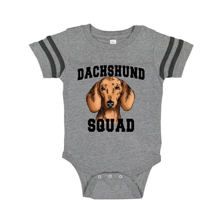 

Inktastic Dog Dachshund Squad Gift Baby Boy or Baby Girl Bodysuit