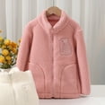 thumbnail image 2 of RMGVDSD Boys Coats & Jackets Children's Cozy Thermal Windproof Jacket For Kids For Everyday Wear Warm Stand Collar Fleece Jackets Adorable Clothes 13-14 Years, 2 of 3