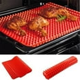 thumbnail image 5 of Hariumiu Kitchen 1/2 PCS Baking Trays Non-Stick Heat Resistant Silicone Reducing Healthy Large Roasting Mat Kitchen Accessories, 5 of 10