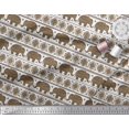 thumbnail image 3 of Soimoi Poly Georgette Fabric Aztec & Tribal Elephant Ethnic Printed Fabric 1 Yard 42 Inch Wide, 3 of 3
