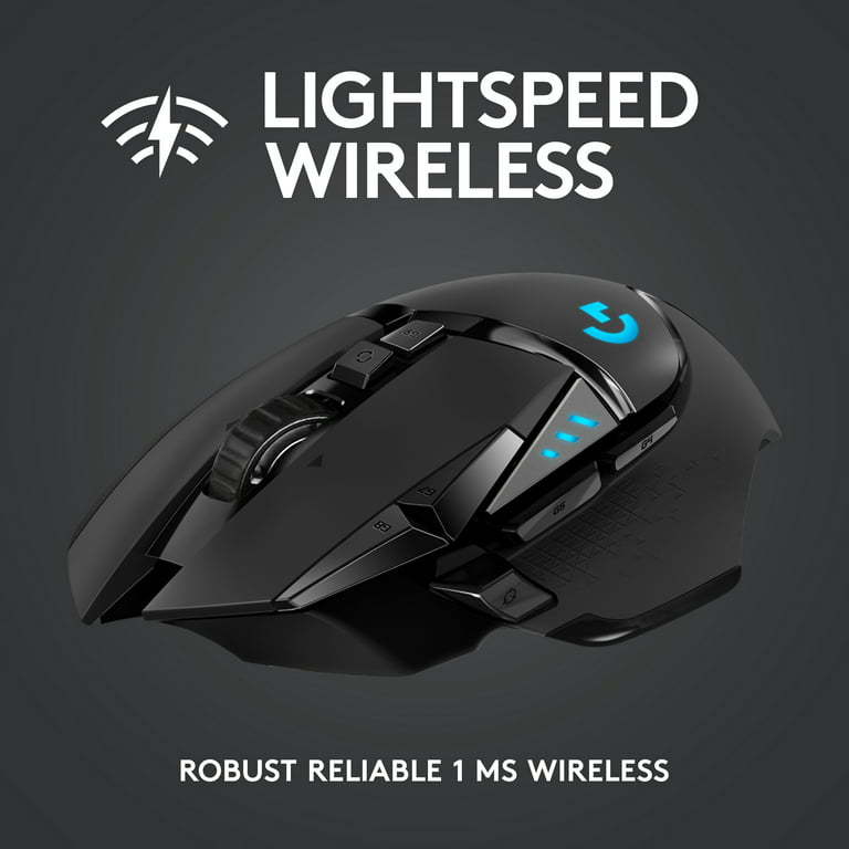  Logitech G502 X Plus Lightspeed Wireless Gaming Mouse +  Powerplay Wireless Charging System - Black : Everything Else