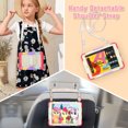 thumbnail image 6 of TECH CIRCLE Bumper Case for iPad 9th/8th/7th Generation 10.2" (2021/2020/2019), Shockproof Protective Cute Case with Screen Protector & Pencil Holder & Hand Strap & Kickstand & Shoulder Strap, Red, 6 of 8