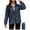 Navy, variant on Women's Rain Jacket Portable Packable Lightweight Windbreaker Water-Resistant Pullover Jackets with Hood for Hiking Travel