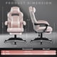 thumbnail image 2 of Garvee Gaming Silla, Reposapiés Retráctil, Lumbar y Reposacabezas Ajustables, Rosa, 2 of 8